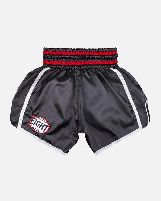 Shorts de Muay Thai 8 WEAPONS Bangkok – Noir/Blanc