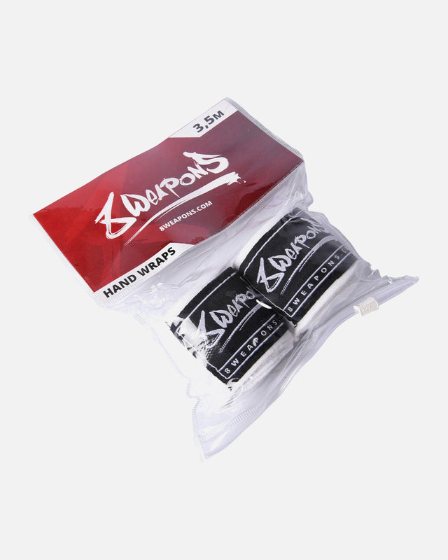 Bandaje de box 8 WEAPONS – Alb