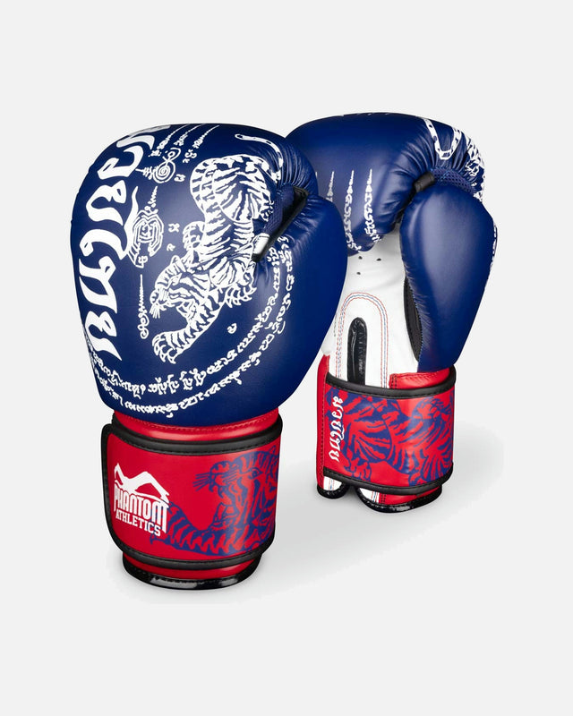 Boxerské rukavice Phantom Athletics Muay Thai – Modré