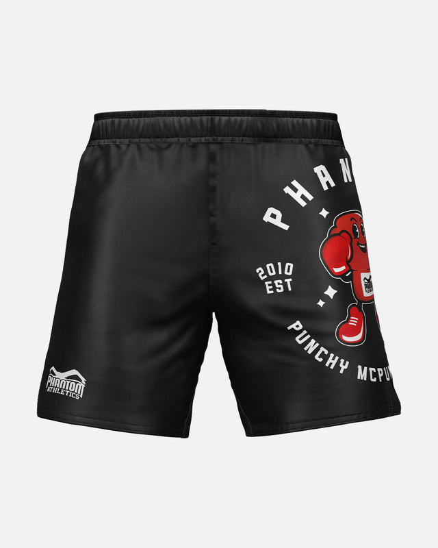 Spodenki MMA Phantom Athletics EVO Punchy – Czarne/Czerwone