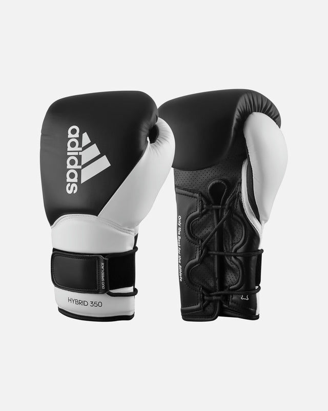 Adidas Boxningshandskar Hybrid 350 Duo Lace – Svart/Vit