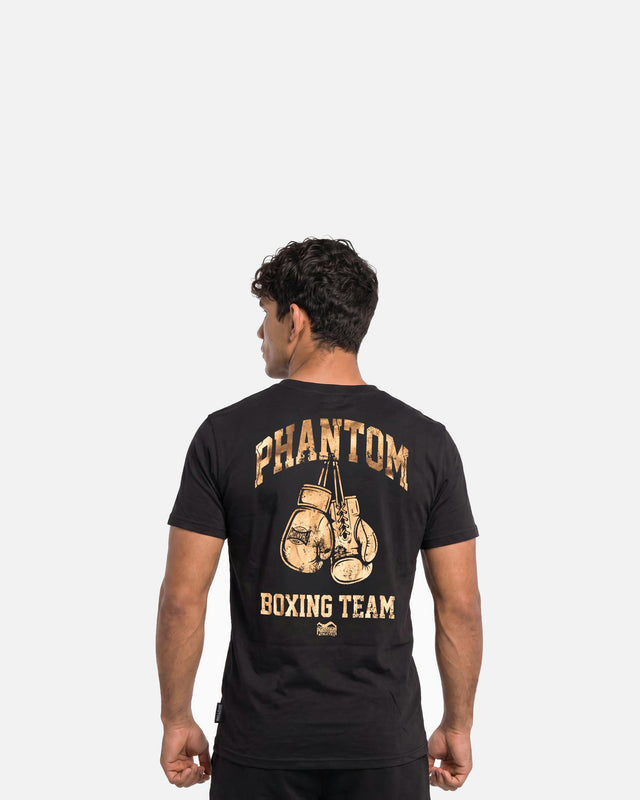 Phantom Athletics T-Shirt Boxing Team - Sort/Guld