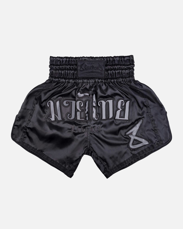 Pantaloncini Muay Thai 8 WEAPONS Bangkok – Nero