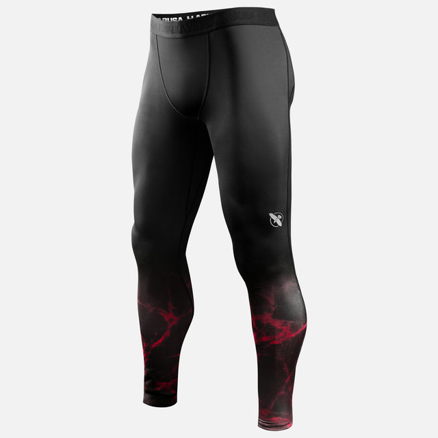 Shorts de compression BJJ Hayabusa x UFC – Noir/Rouge
