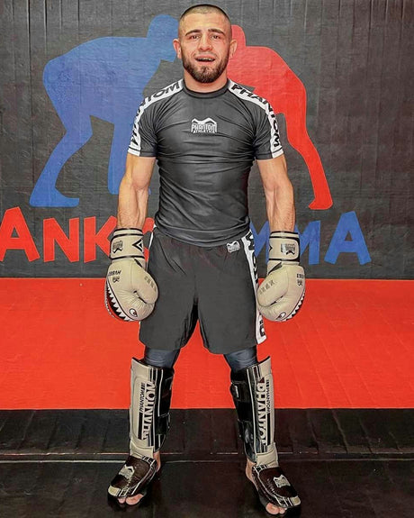 Phantom Athletics Rashguard EVO Apex Korte Mouwen - Zwart