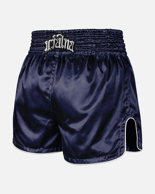 8 WEAPONS Muay Thai shorts Mongkol – Marineblå/Hvid