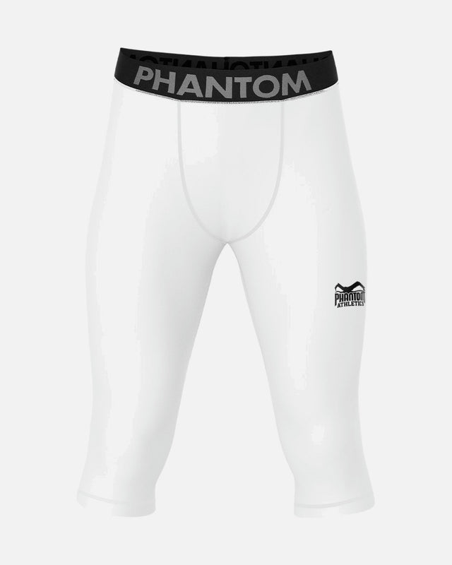 Pantaloncini a compressione Phantom Athletics APEX 3/4 - Bianco
