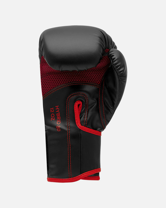 Rękawice bokserskie Adidas Hybrid 80 – Czarne/Czerwone