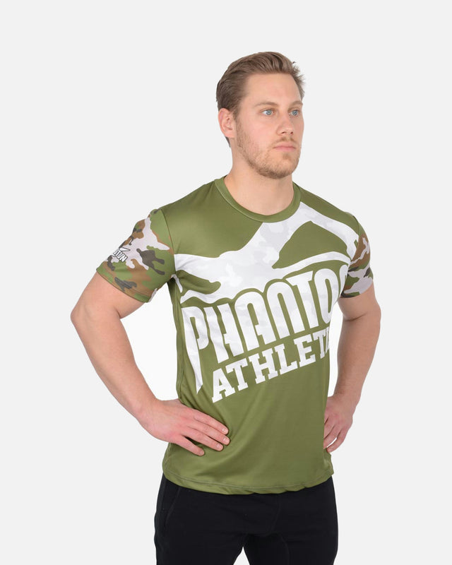 Phantom Athletics Trainingsshirt EVO Warfare – Army Camo