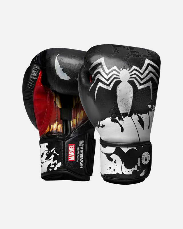 Guantoni da boxe Hayabusa x Marvel Venom – Nero/Bianco
