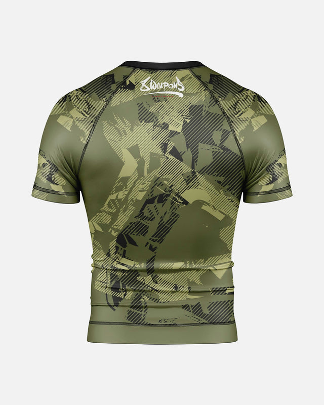 Rashguard 8 WEAPONS Hit 2.0 – Olive/Noir