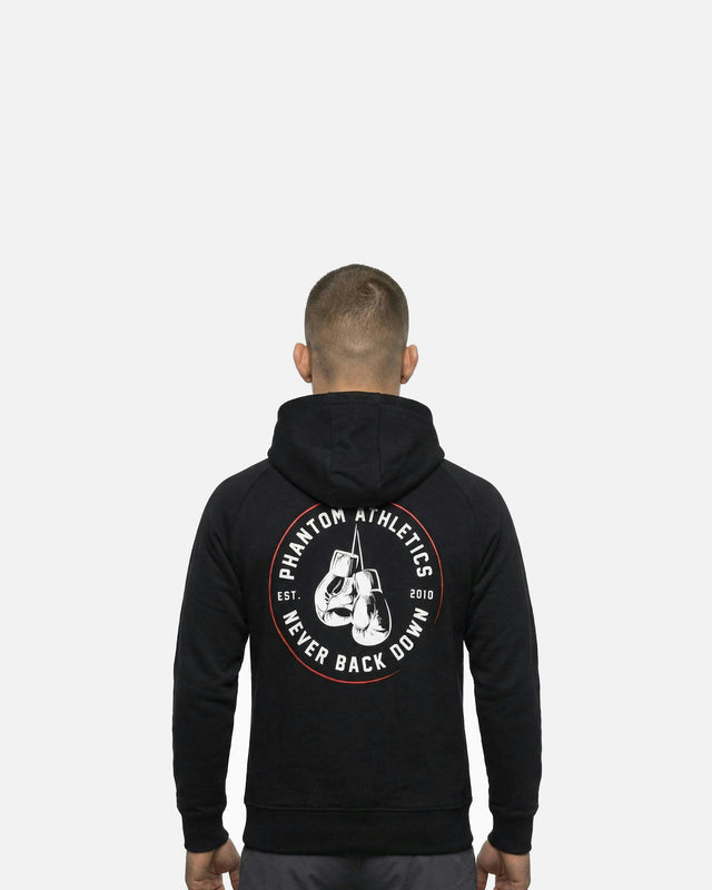 Sudadera Phantom Athletics Never Back Down – Negro