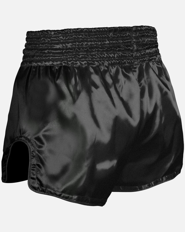 8 WEAPONS Muay-Thai-Shorts Strike – Schwarz/Weiß