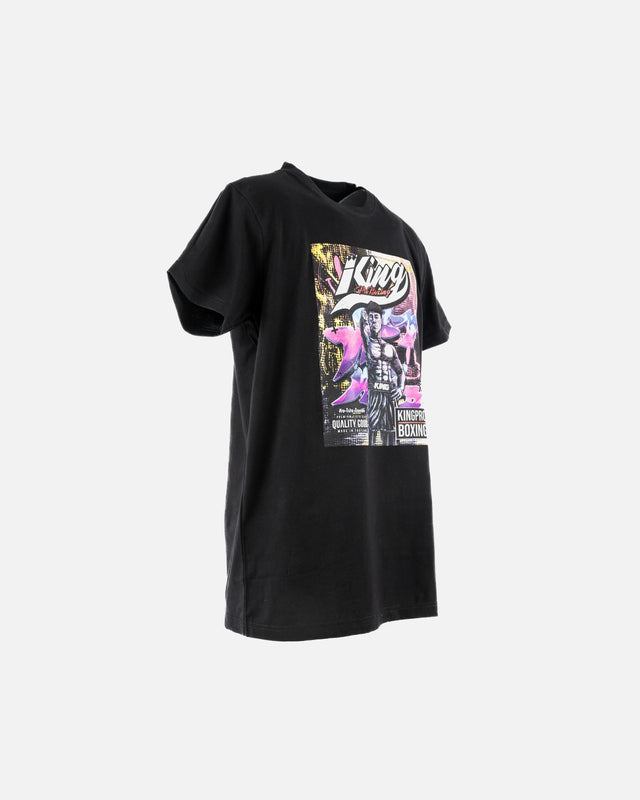 King Pro Boxing T-shirt Comic – Nero