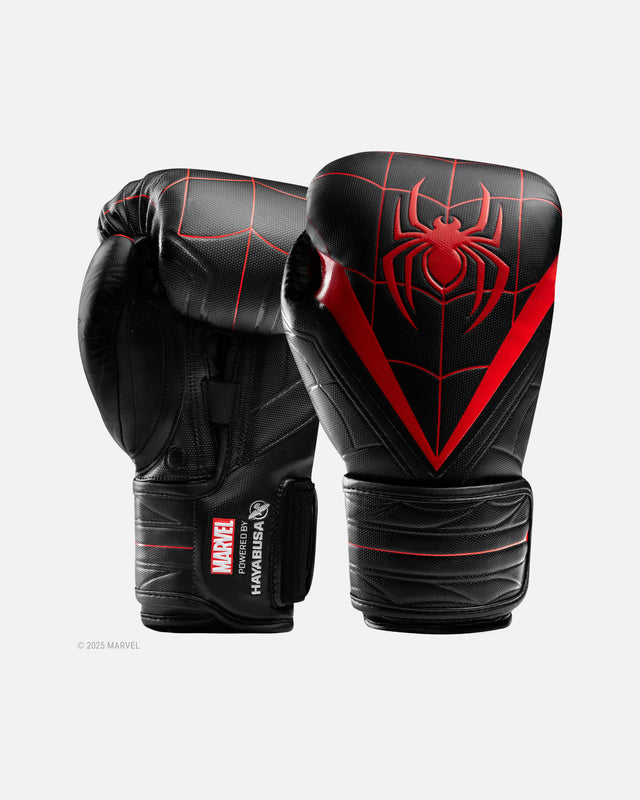 Hayabusa x Marvel Boksehandsker Miles Morales – Sort/Rød
