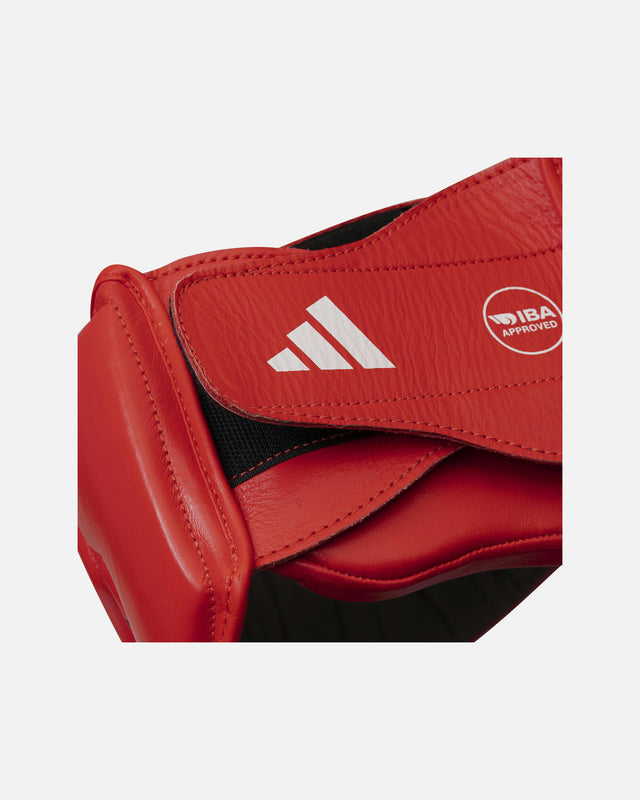 Casco de boxeo Adidas IBA – Rojo