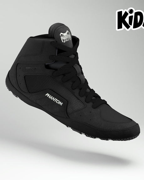 Phantom Athletics Buty zapaśnicze Tactic Dziecięce – Czarne