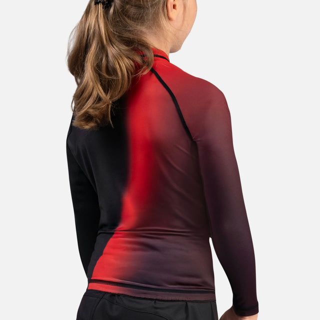 Rashguard Hayabusa Apex Nova Mâneci Lungi Copii – Roșu