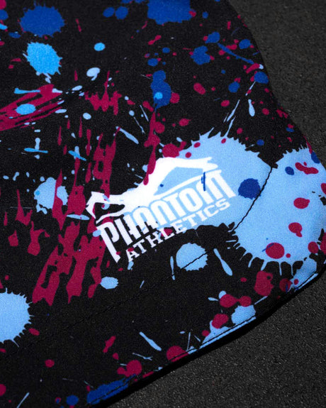 Phantom Athletics MMA Shorts Fusion Splatter – Blue