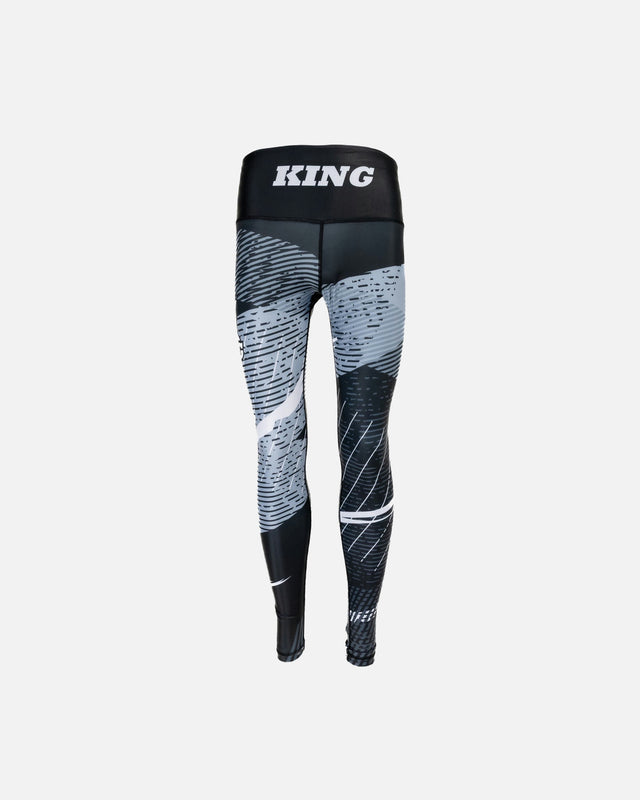 King Pro Boxing Compressie Shorts Shadow Dames - Zwart