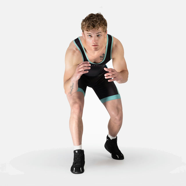 Hayabusa Worstelsinglet Surge Mænds Brydesinglet - Blå