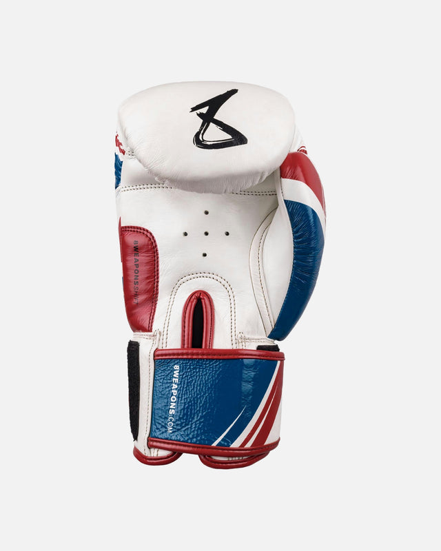 8 WEAPONS Boxhandschuhe Shift – Weiß/Navy/Rot