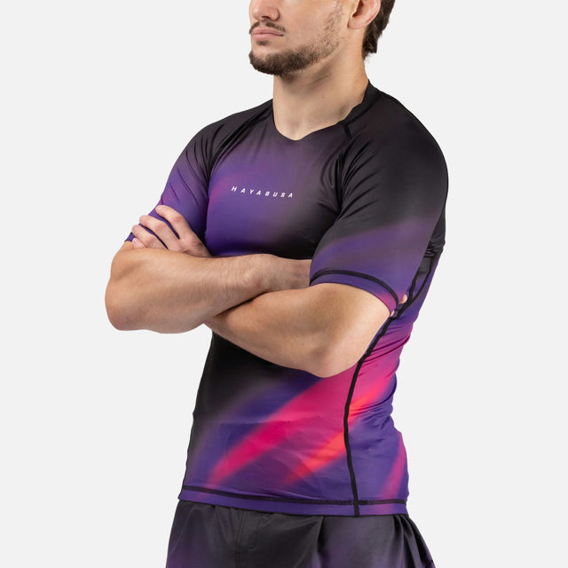 Rashguard Hayabusa Apex Nova Manches Courtes – Violet