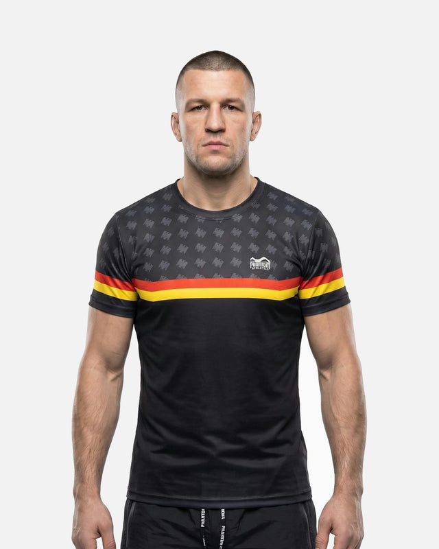 T-shirt Phantom Athletics EVO+ Germany ECP – Nero/Rosso/Oro