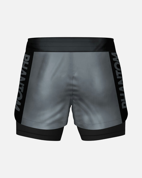 Phantom Athletics Compression Shorts & Spats Fusion 2in1 Apex - Grey