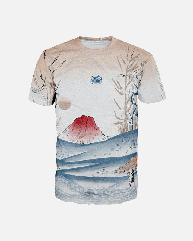 Tricou de antrenament Phantom Athletics EVO Japan – Bej/Albastru/Roșu