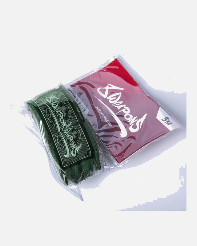 8 WEAPONS Hand wraps – Dark green