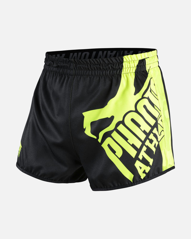 Spodenki Muay Thai Phantom Athletics Revolution – Czarne/Neon