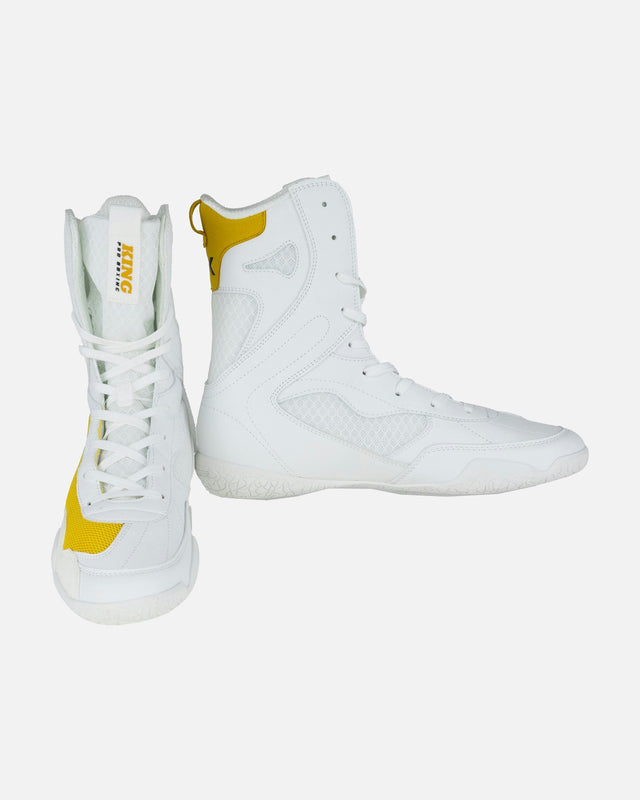 Boxerské boty King Pro Boxing Apex Pro – Bílé