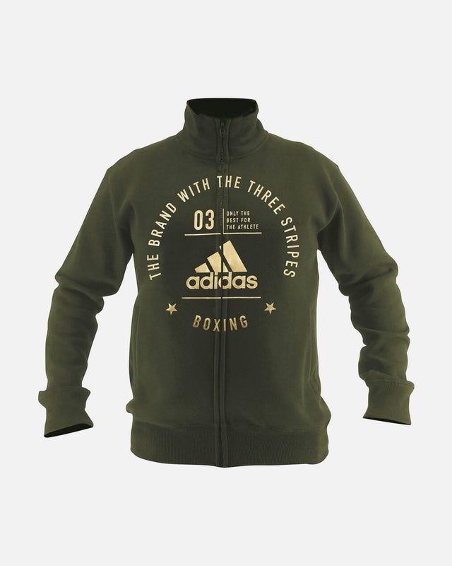 Adidas Trainingsjas Community Boxing - Grön/Guld