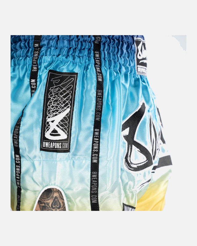Calções de Muay Thai 8 WEAPONS Vivo – Sunrise