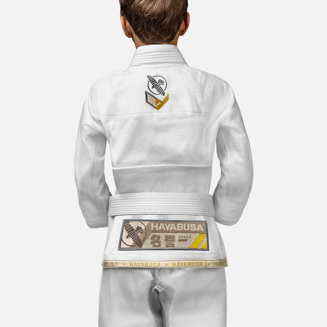 Hayabusa BJJ-gi Ascend til børn - Hvid