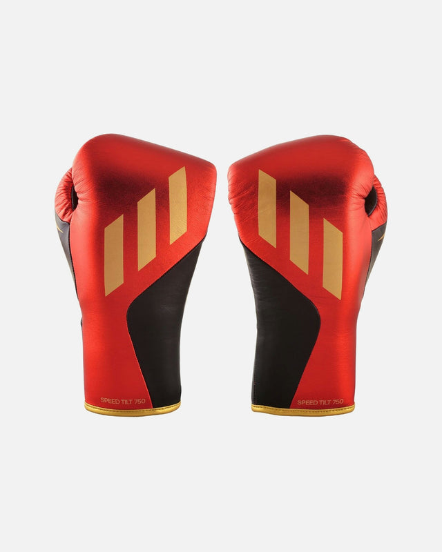 Guantoni da boxe Adidas Speed Tilt 750 – Rosso/Nero/Oro
