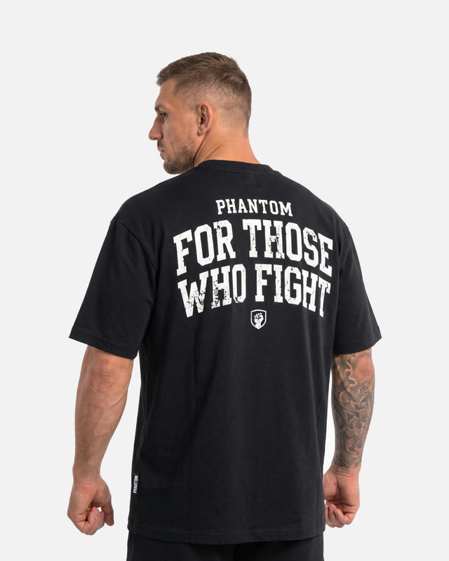 Phantom Athletics Triko FOR THOSE WHO FIGHT – Černé