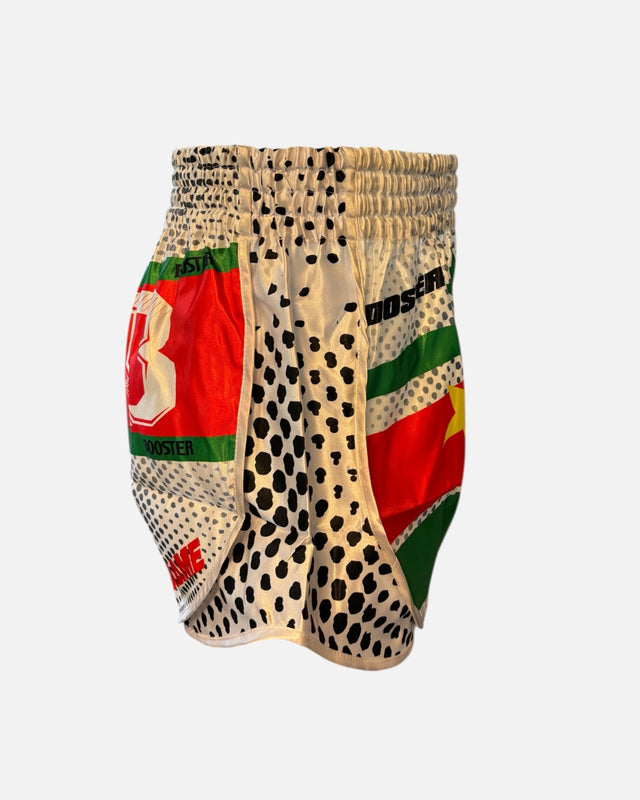 Spodenki Muay Thai Booster Suriname – Białe