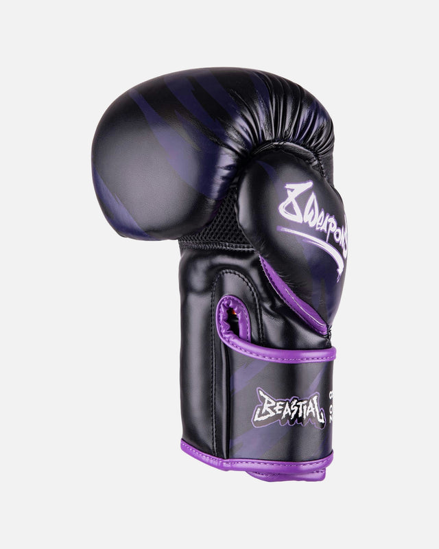 8 WEAPONS Kids' Boxing gloves Beastial Panther – Black/Purple