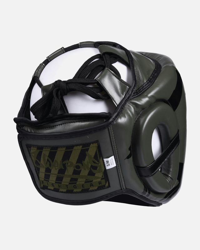 Cască de box 8 WEAPONS Unlimited – Oliv/Negru
