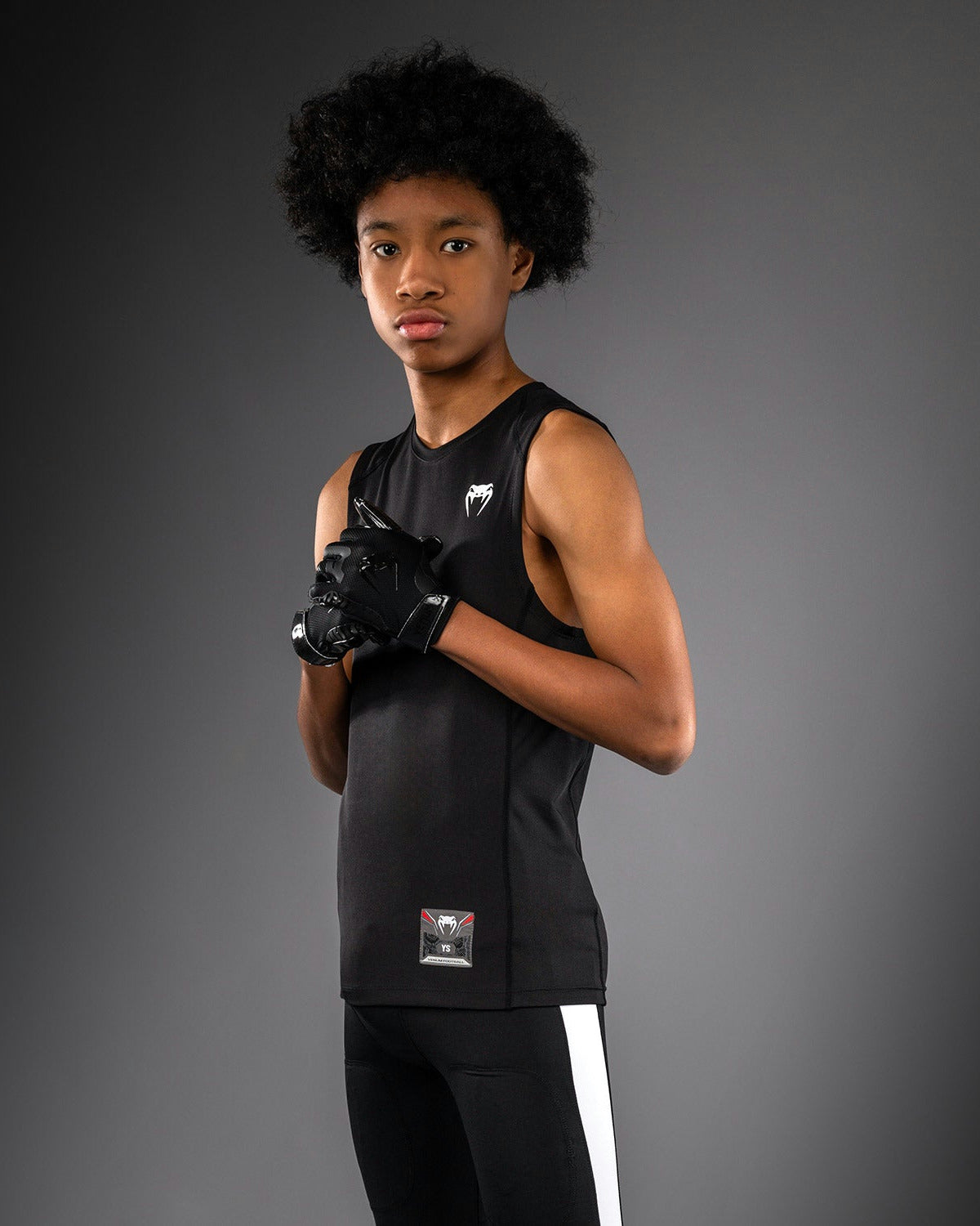 Venum Tank Top Elite Compressie Kinderen - Zwart
