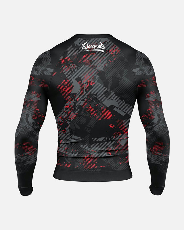 Rashguard 8 WEAPONS Hit 2.0 – Czarny/Czerwony