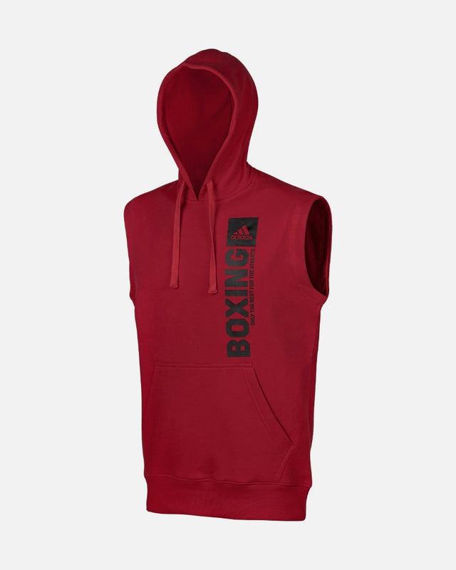 Adidas Mikina bez rukávů Boxing – Červená/Černá