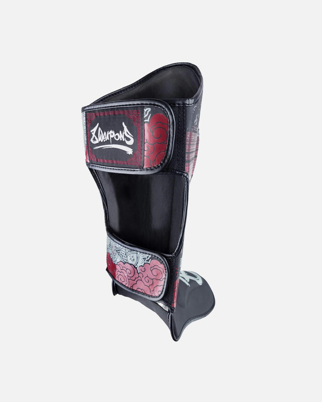 Paratibie 8 WEAPONS Hanuman Yant – Nero/Rosso