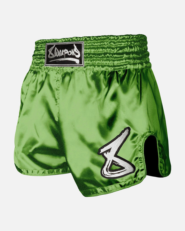 8 WEAPONS Muay Thai-shorts Strike – Grön