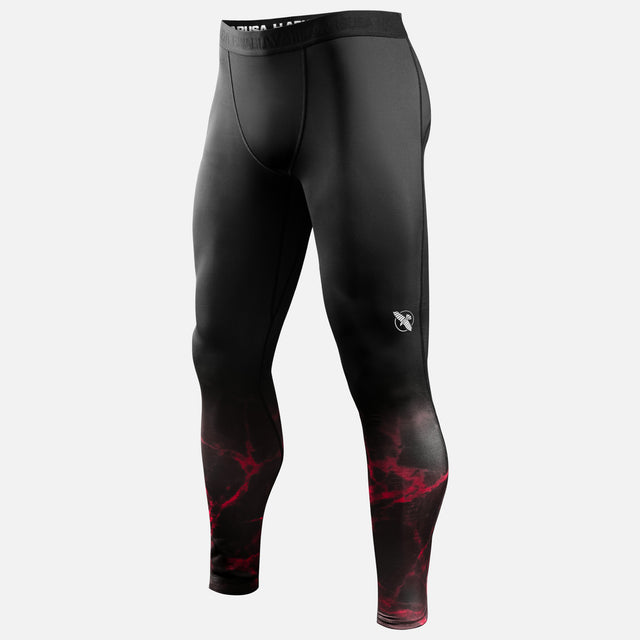 Shorts de compression BJJ Hayabusa x UFC – Noir/Rouge