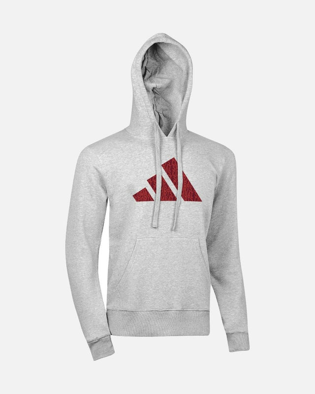 Adidas Hoodie Perfo Script Graphic - Grå
