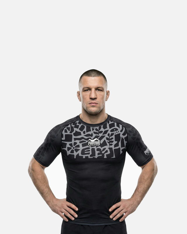 Rashguard Phantom Athletics Groundgame – Černá/Šedá