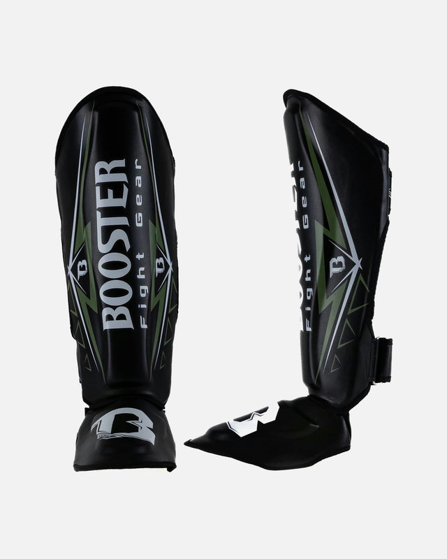 Caneleiras Booster Warrior – Preto